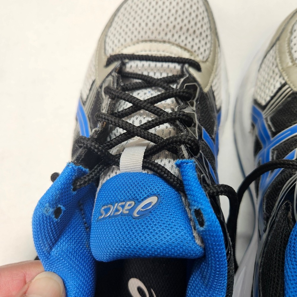 ASICS GEL Contend 4 Men Running Shoes Black Blue Silver Athletic Sneakers Size 9 - Picture 11 of 16